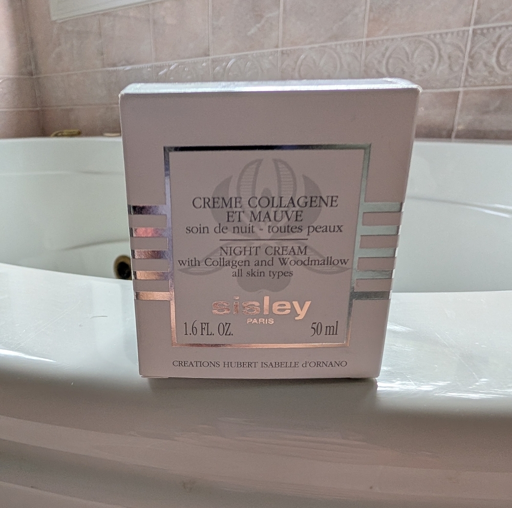 NWT Sisley Paris Night Cream Collagen Woodmallow